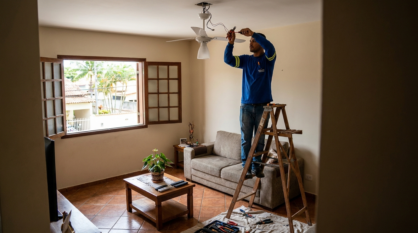 Reforço de Suporte no Teto em Teresina‑PI